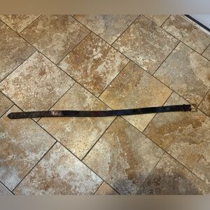 Men’s Justin Genuine Leather Lizard Belt